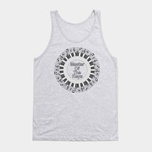 Master Of The Keys - Piano Notes Tank Top